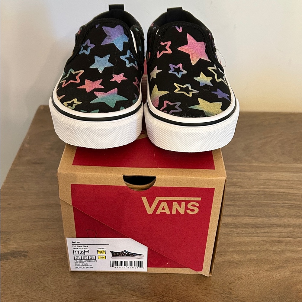 Vans Multicolor Star Slip-On Sneakers